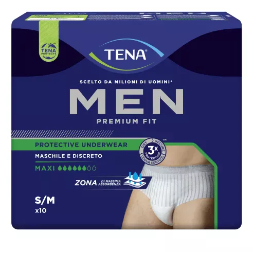 TENA Men Premium Fit: Protezione Avanzata e Comfort per l'Incontinenza