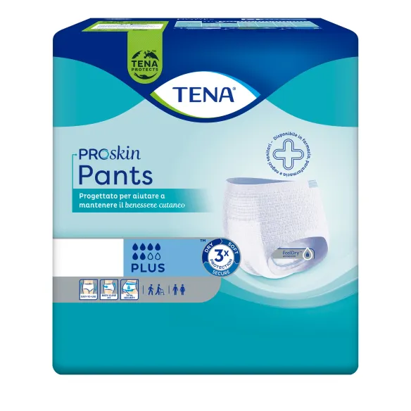 PANNOLONE PULL-UP TENA PANTS PLUS TAGLIA MEDIUM 9 PEZZI