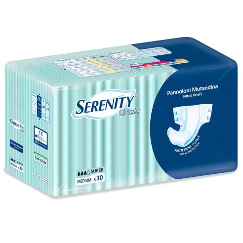 Serenity Classic Super Pannolone Mutandina Incontinenza Taglia M