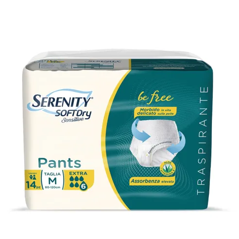 Serenity SoftDry Sensitive Be Free M Extra Pants Pannoloni Mutandina