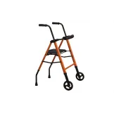 Rollator in Alluminio Pieghevole Londra top arancio